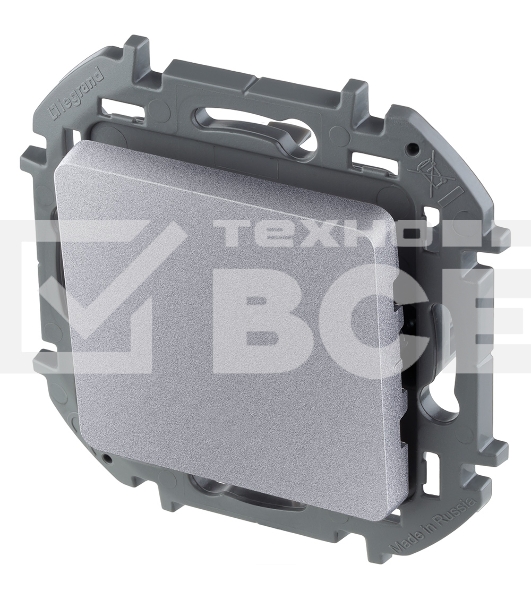 Переключатель без фиксации - кнопка, Н.О./Н.З. контакты 6A 250 В алюминий