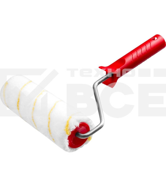 Валик малярный POLYTEX Pro, 180 мм, d=48 мм, ворс 12 мм, ручка d=8 мм, MIRAX