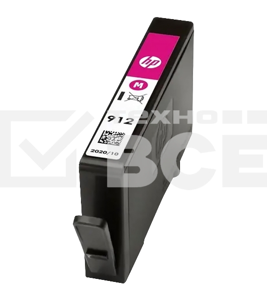 Картридж струйный HP 912 3YL78AE пурпурный (315стр.) для HP OfficeJet 801x/802x