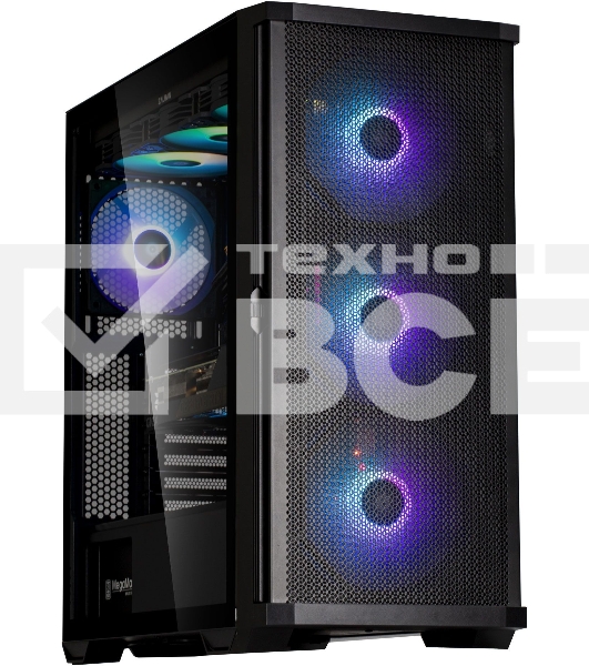 Компьютерный корпус ZALMAN Z10 PLUS, ATX, BLACK, WINDOW, 2x3.5