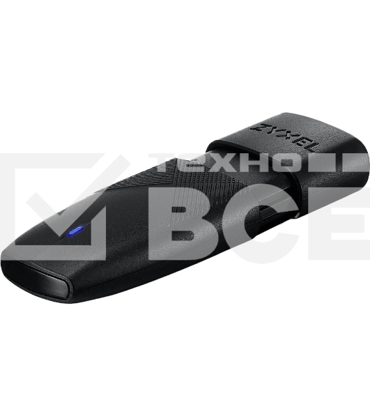 Двухдиапазонный Wi-Fi USB-адаптер Zyxel NWD7605, AX1800, 802.11a/b/g/n/ac/ax (600+1200 Мбит/с), USB3.0