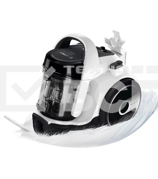 Пылесос Bosch BGS05A222 белый/черный, 700 Вт, уборка сухая, пылесборник контейнер 1.5 л