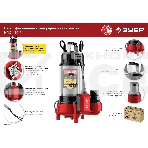 Насос ЗУБР НПФ-450-Р фекальный с режущим механизмом, 450 Вт, фото11