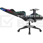 Кресло игровое Zombie GAME RGb черный эко.кожа/ткань крестов. пластик, фото14