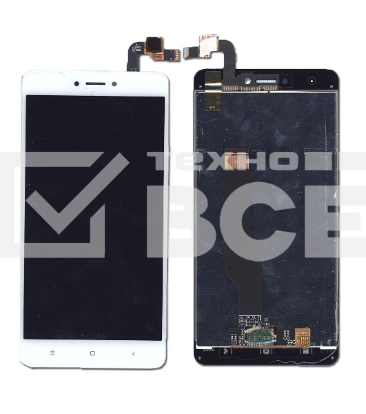 Дисплей для Xiaomi Redmi Note 4X белый