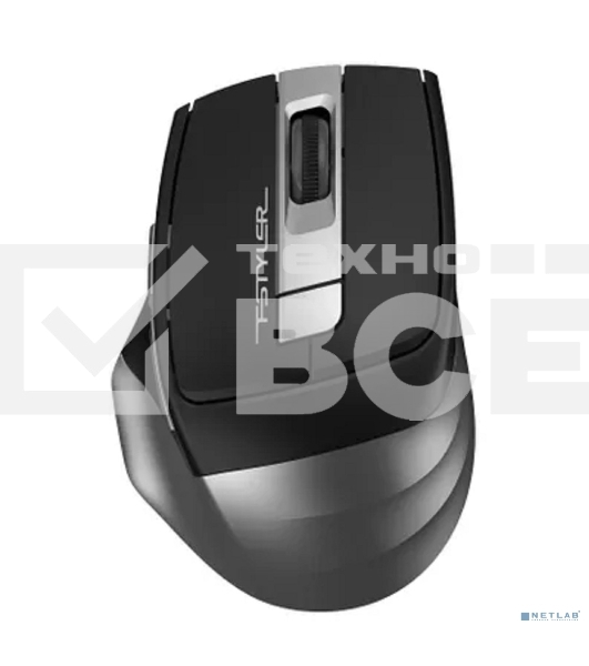 Мышь беспроводная A4Tech Fstyler FG35 серый/черный, 2000 dpi, радиоканал, USB, кнопки - 6