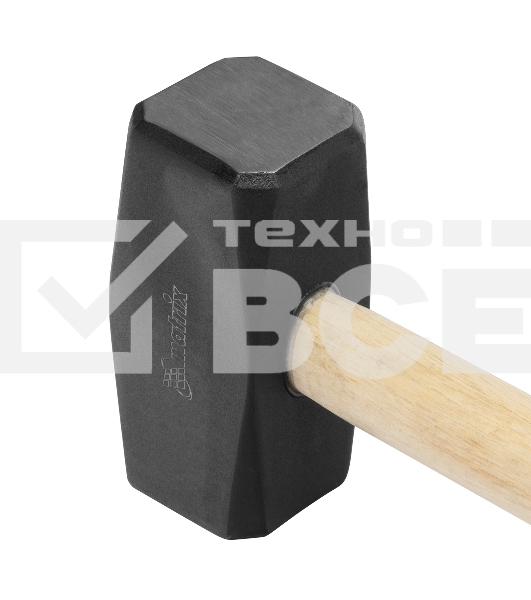 Кувалда Matrix 6000 г, кованая головка, деревянная рукоятка 900 мм