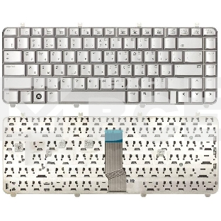 Клавиатура для ноутбука HP Pavilion DV5-1000 серебристая