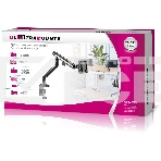 Кронштейн для мониторов Ultramounts UM725B черный 17'-32' макс.9кг крепление к столешнице поворот и наклон, фото16