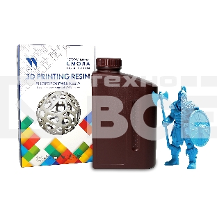 Фотополимерная смола NVPRINT Plant Based Resin Clear Blue для 3D печати 1 кг (бут)