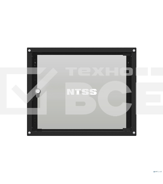 Шкаф коммутационный NTSS Lime (NTSS-WL9U5545GS-BL) настенный 9U 550x450 мм пер. дв. стекл несъемн. бок. пан. 30 кг черный 370 мм 12 кг 110 град. 500 мм IP20 сталь
