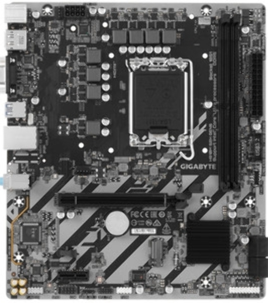 Материнская плата Gigabyte H810M S2H GEN5, LGA 1851, Intel H810, 2xDDR5, 4xSATA, 1xM.2, 1xPCIe 5.0 x16, 1xPCIe x1, 1xVGA, 1xHDMI, 1xDP, 1x1Gb LAN, 4xUSB-A 5Gbps, 2xUSB-A 2.0, 1xPS/2, 3x3.5 мм, 7.1, mATX