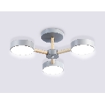 Светильник Ambrella light FL4822/3 GR серый 3000K-6400K 40W D580*160 (ПДУ ИК), фото5