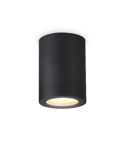 Светильник Ambrella light TN22799 BK черный IP44 GU10 max 12W D65*90