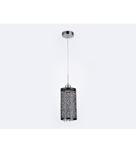 Светильник Ambrella light TR3637 CH/BK хром/черный E14 max 40W D130*1100