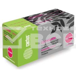 Картридж лазерный Cactus CS-TK5240M пурпурный (3000стр.) для Kyocera Ecosys M5526cdn/M5526cdw/P5026cdn/P5026cdw