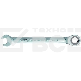 Ключ MATRIX 14806комбинированный трещоточный 13мм CrV зеркальный хром professional