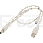 Кабель USB2.0 Ningbo mini (5pin)-A 0,5m +доп.питание A(0.3m) Blister box, фото2