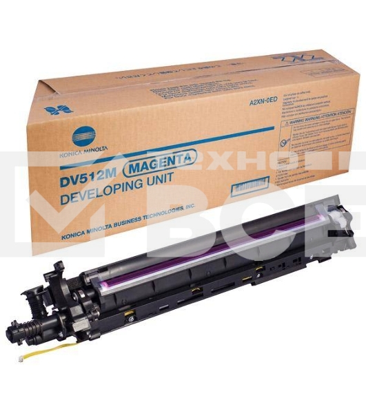 Блок проявки Konica-Minolta bizhub C224/284/364/454/554 красный DV-512M