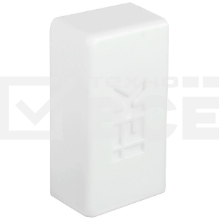 Заглушка КМЗ 60х40 ЭЛЕКОР (уп.4шт) ИЭК CKMP10D-Z-060-040-K01