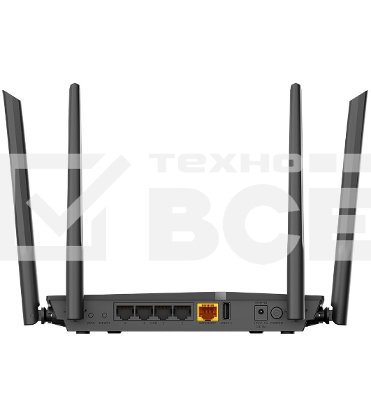 Роутер D-Link DIR-1260/RU/R1A, Wireless AC1200 2x2 MU-MIMO Dual-band Gigabit Router with 1 10/100/1000Base-T WAN port, 4 10/100/1000Base-T LAN ports and 1 USB port.802.11b/g/n/ac compatible, up to 300 Mbps