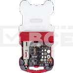 Прямошлифовальная машина (гравер) Зубр Гравер ЗГ-130ЭК H172 электрический с набором мини-насадок в кейсе, 172 предмета, фото4