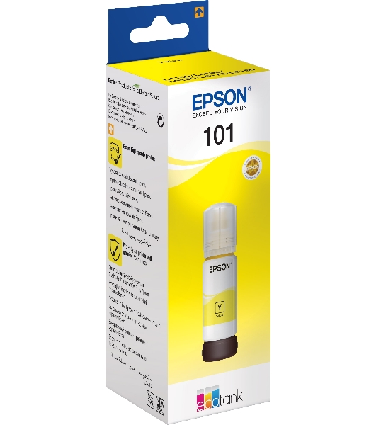 Чернила Epson L101 C13T03V44A желтый (70 мл) для Epson L4150/L4160/L6160/L6170/L6190