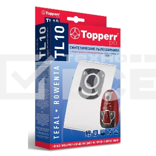 Пылесборник 1428 TL10 Topperr синтет. д/пылесоса TEFAL,ROWENTA (ZR200540,..720,..940) 4 шт.в ед. (с)