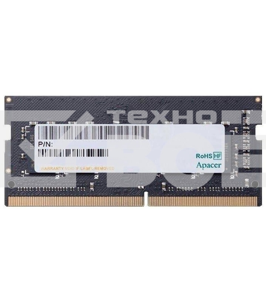 Оперативная память Apacer, DDR4, 8GB (1x8GB), 2666MHz, CL19, SO-DIMM