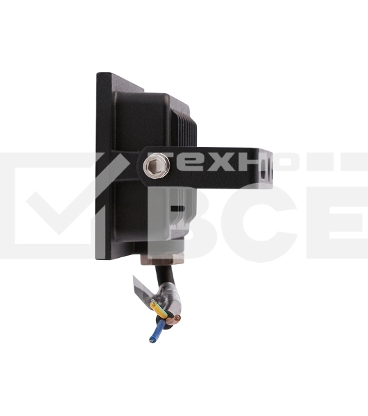 Прожектор Rexant СДО 10 Вт 800 Лм 4000 K черный корпус