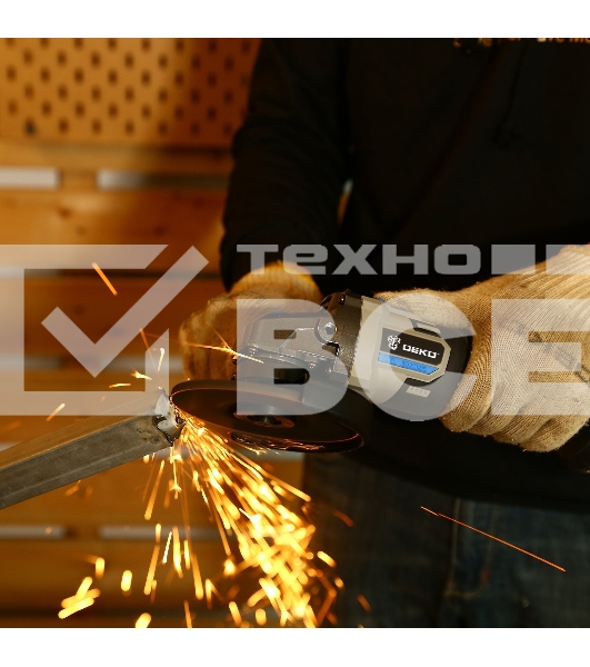 Углошлифовальная машина Deko DKAG20 9000об/мин рез.шпин.:M14 d=125мм