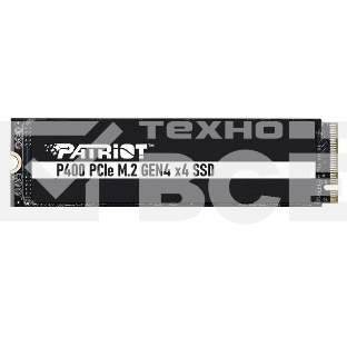 Накопитель SSD Patriot P400, 1Tb, PCIe 4.0 x4, M.2 2280, NVMe, R/W 5000/4800, с радиатором