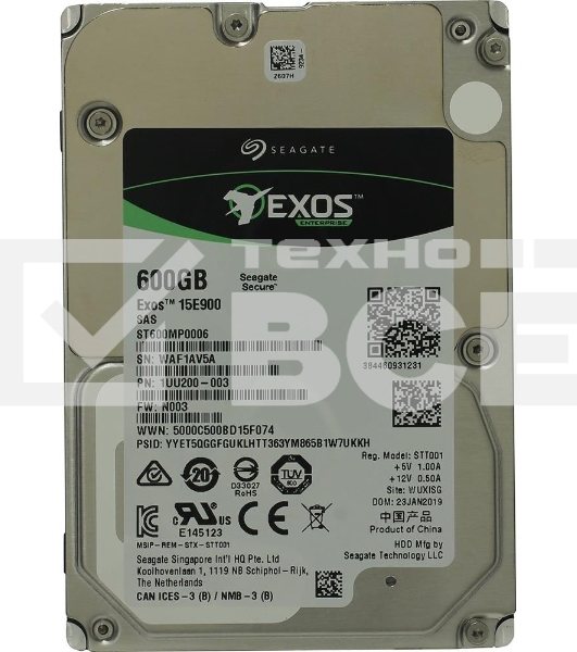 Жесткий диск SAS2.5' 600GB 15000RPM 256MB ST600MP0006 SEAGATE