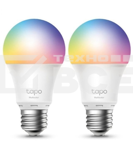 Умная Wi-Fi лампа/ Smart Wi-Fi Light Bulb, Multicolor, 2-Pack