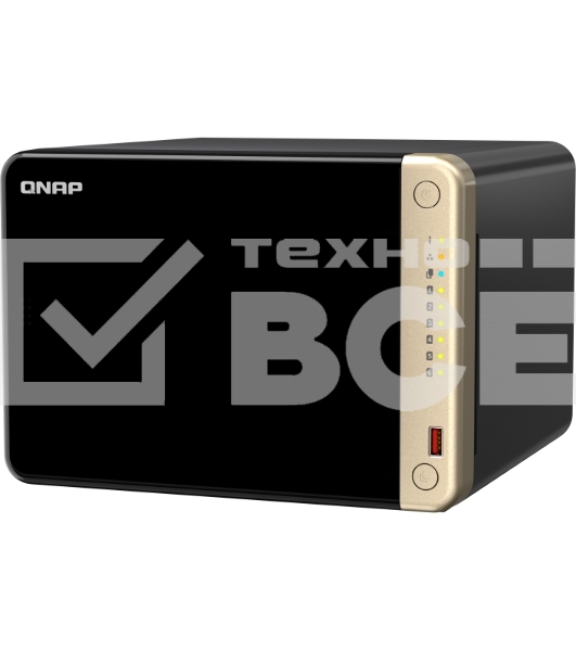Сетевое хранилище NAS Qnap Original TS-664-8G 6-bay настольный Celeron N5095
