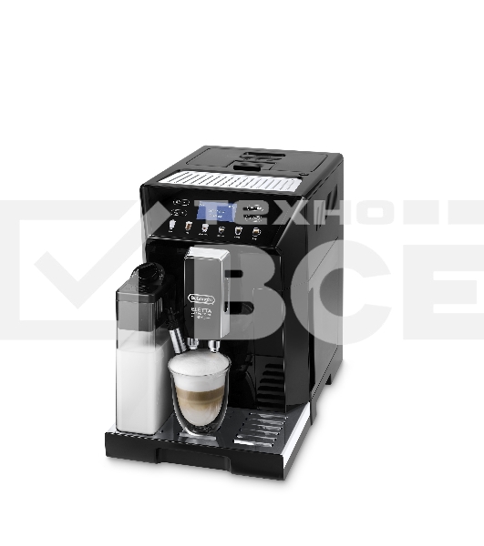 Кофемашина автоматическая DeLonghi ECAM46.860.B чёрный, исп. кофе - зерновой/молотый, 2 л, 1450 Вт, 15 Бар.