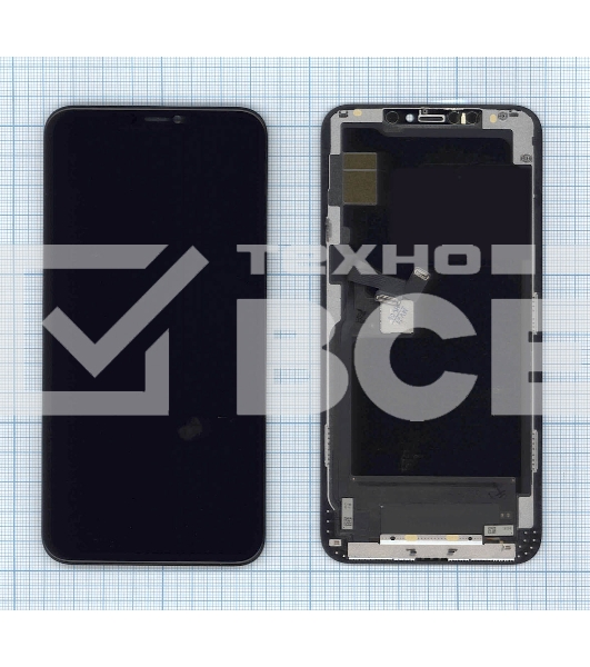 Дисплей для Apple iPhone 11 Pro Max в сборе с тачскрином (OLED JS) черный