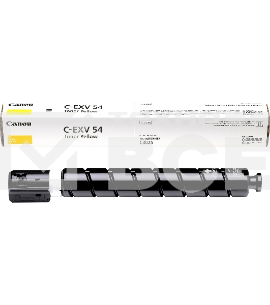 Картридж лазерный Canon C-EXV54Y (1397C002) желтый (8 500 стр.) для Canon imageRUNNER C3226i/C3025i/C3025/C3125i