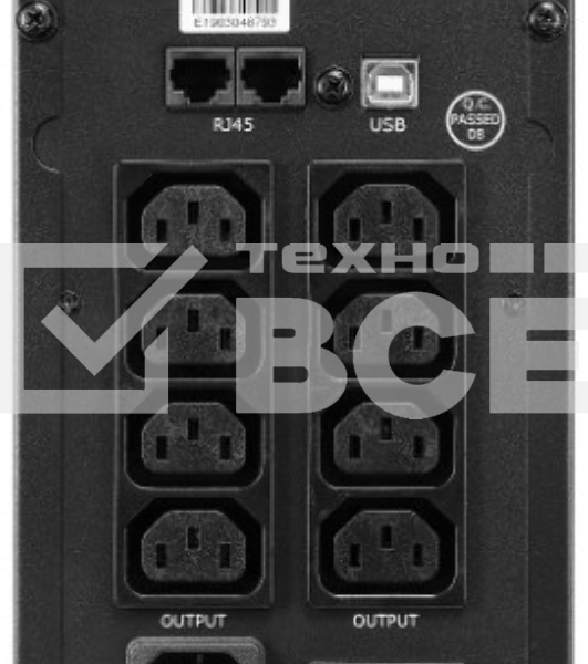 Источник бесперебойного питания CROWN Line Intractive CMU-SP1200IEC USB 1200VA\720W