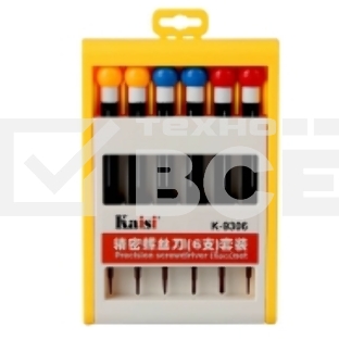 Отвертка с набором бит Kaisi K-9306 6 в 1