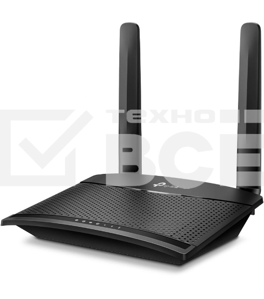 Роутер беспроводной TP-Link TL-MR100 N300 10/100BASE-TX/4G(3G) cat.4 черный