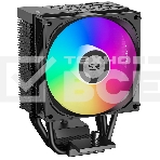 Кулер для процессора PCCooler R300 ARGB BK черный 92мм алюминий+медь 2200rpm 30db 4-pin 150W 133мм, фото7