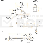 Кронштейн для мониторов Ultramounts UM725B черный 17'-32' макс.9кг крепление к столешнице поворот и наклон, фото15