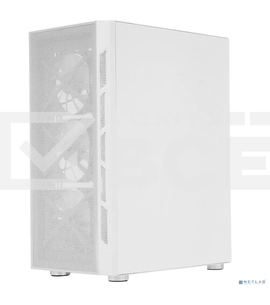 Компьютерный корпус 1STPLAYER FIREBASE XP White / ATX / 4x120mm LED fans / XP-WH-4F1-W
