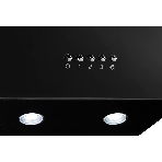 Настенная наклонная вытяжка Monsher ASTRA 60 Noir, ширина 60 см, отвод/рециркуляция, 1100 м3/час, механическое кнопочное управление, 3 скорости, светодиодное освещение 2*1 Вт, металлические жироулавливающие фильтры, угольный фильтр KM 101 (опция), : черный ПРОМО, фото3