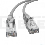 Патч-корд NTSS PREMIUM 2xRJ45/8P8C, T568B FTP CAT5e LSZH 1 метр, серый NTSS-PC-PM-FTP-RJ45-5e-1.0-LSZH-GY, фото 1