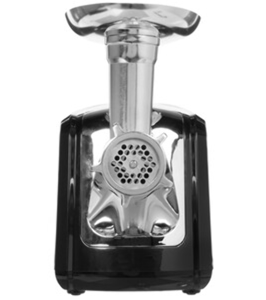 Мясорубка электрическая Sakura SA-6407 серый, 1800 Вт, 2.0 кг/мин, реверс, защита от перегрузки, металлический лоток, насадки - 5