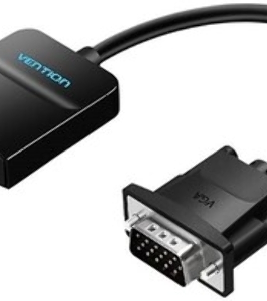 Переходник с кабелем HDMI на VGA плюс аудио