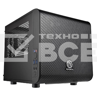 Компьютерный корпус Thermaltake Core V1  черный без БП miniITX 1x200mm 2xUSB3.0 audio bott PSU