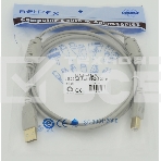Кабель USB 2.0 Gold 2/Core Am-Bm /Экран 2x ферритовых фильтра 1.8м, фото 1